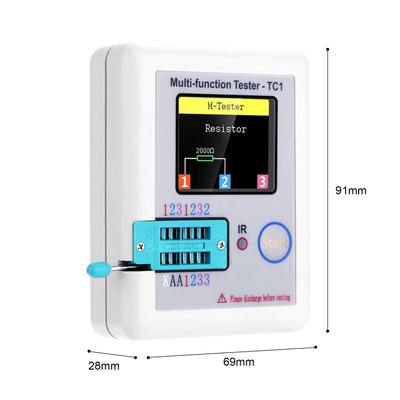 Colorful Display Transistor Tester Multi-functional Backlight Didoe Triode Capacitance Resistor Detector Inductance MOSFET NPN PNP Triac MOS Autom