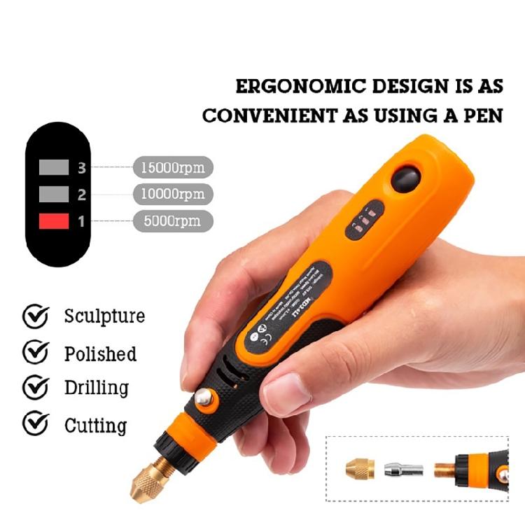 Efficient 3.6V Power Tool with Modern Type C Port Electric Engraver & Sanders for Fine Detailing & Surfaces Finishing