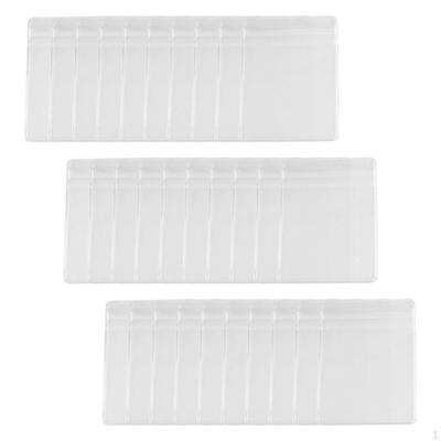 30 Pieces Jewelry Bags Storage Small 6cmx8cm Resealable Clear Self Sealing Packaging Rings