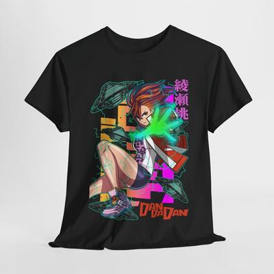 Momo Ayase Shirt Dandadan Anime Unisex Tee T-Shirt All Size Dan Da Okarun Turbo