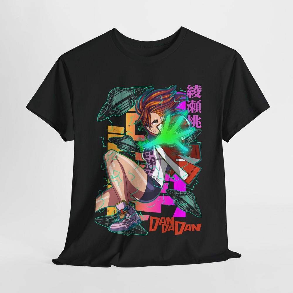 

Momo Ayase Shirt Dandadan Anime Unisex Tee T-Shirt All Size Dan Da Okarun Turbo 2XL