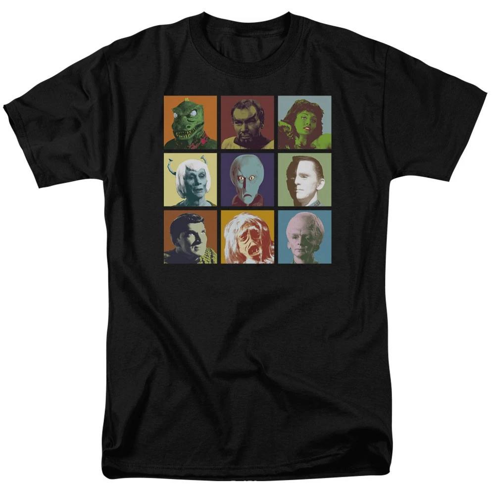Star Trek - Alien Squares - Unisex Short Sleeve Children s T-shirt - Black 130