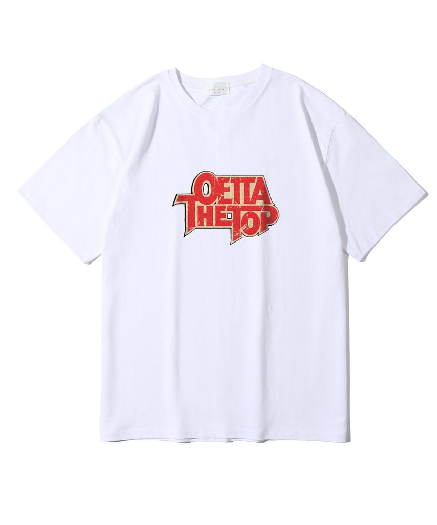 Oeta Top Double Cotton Oversized Short Sleeve T-Shirt Ots26029(8 Colors) (Type A)