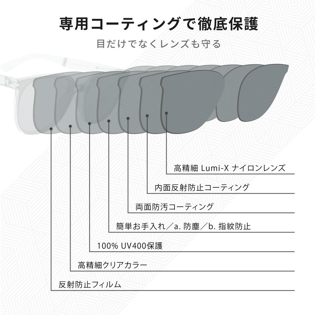 EYEGLAD SUNFOLD EDGE Folding Sunglasses with UV400 LumiX for Outdoor Casual and Travel Marble and Gray Protection, High-Definition Seawater-Resistant