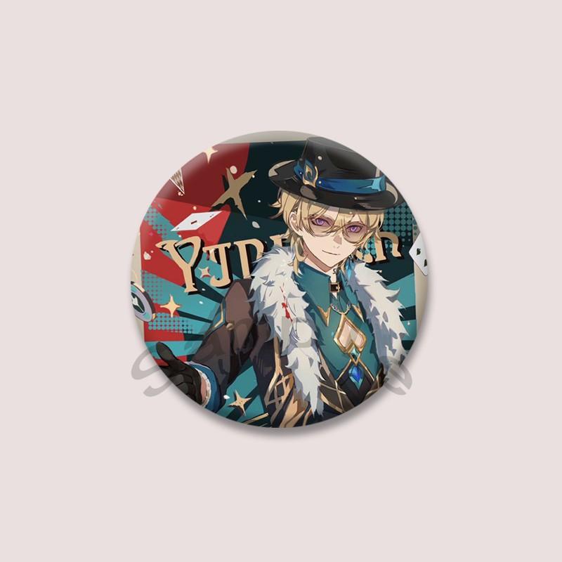 Game Series Honkai Star Rail Aventurine Badge Cartoon Character Soft Button Pins DIY Bag Hat Clothing Brooch Accessories Gifts