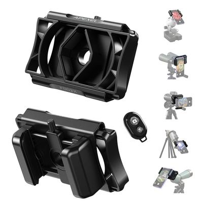 APEXEL APL-F002X Telescope Phone Adapter 360 Degrees  Rotatable Phone Mount for Telescope Phone Holder for