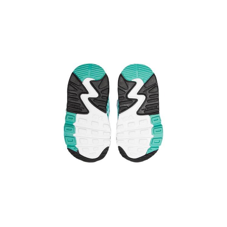 Nike Air Max 90 Low Top Toddler Shoes White Green Infant And Toddler DN3265-100