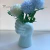 Sophisticated Plastic Vase Hand Shape Flower Modern Indoor Outdoor Real Dried Floral Container Holder Arrangement Living Rooms Bedroom Decoration