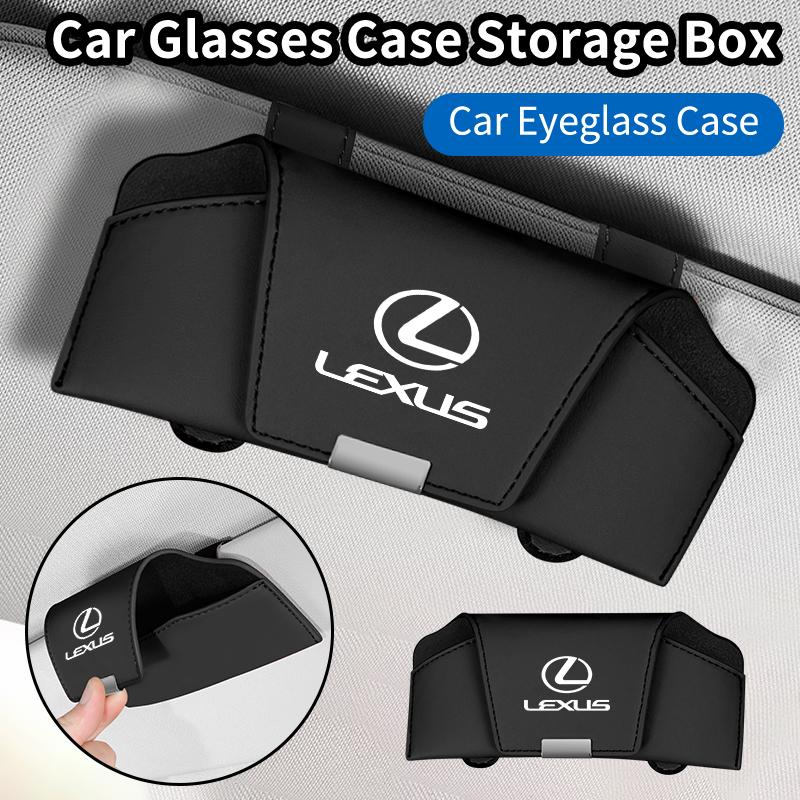 Magnetischer Sonnenblenden-Brillenhalter für das Auto, Sonnenbrillen-Aufbewahrungsbox, Innenraum für Lexus UX250h RX450h CT200h RX400h NX300h RX350 RX300 GX