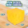 Simulated Cheese Squishy: Realistic Food Shapeable Ball, Creative Office Desk Ornament, Sensory Fidget For Anxiety Relief