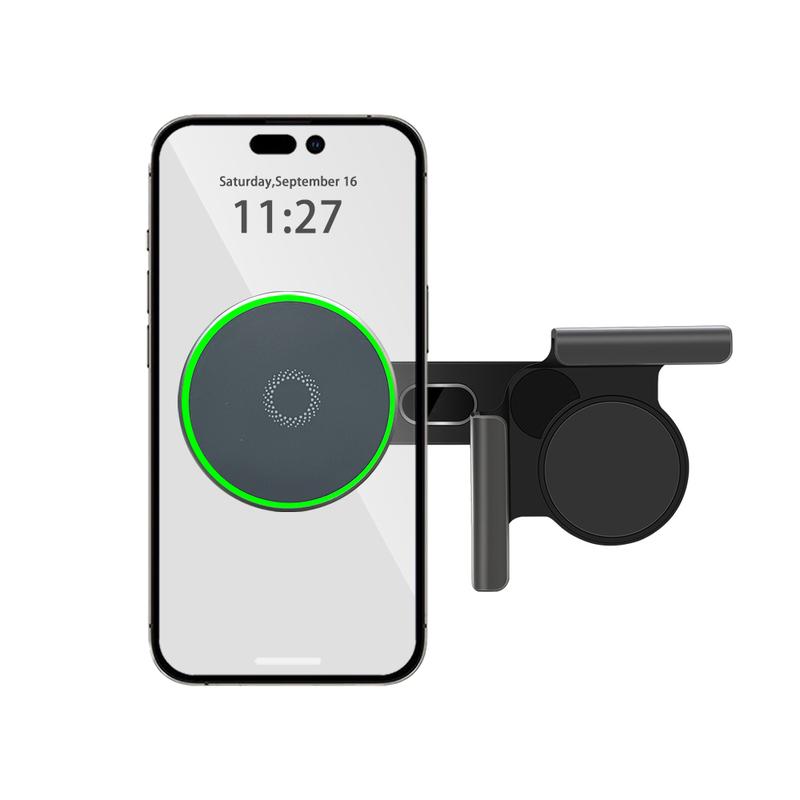 Car Phone Mount Holder 15W 25W Qi2 Compatible with MagSafe Magnetic Wireless Charger for Tesla Model Y juniper 2026 Model 3  BYD