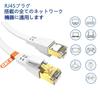 LAN Cable 3m Cat 8 Standard - Soohut Wired Cable Lan Cable 3m White Internet High Speed ??Rankable (White)