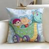classic cartoon Big Ear Tutu Cushion Cover Soft  EasyWash Pillow Case  Versatile for Couch Bed Travel and Office