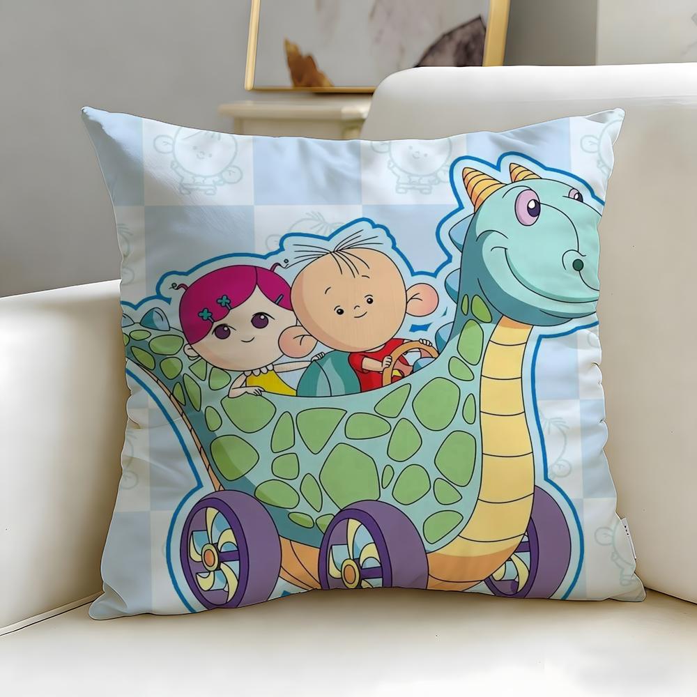 classic cartoon Big Ear Tutu Cushion Cover Soft  EasyWash Pillow Case  Versatile for Couch Bed Travel and Office