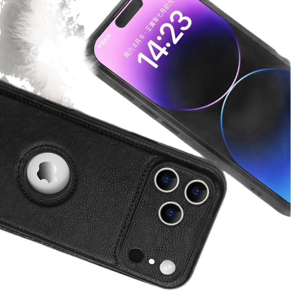 High-grade Leather Phone Case for Apple 17 Pro Max/16 Pro/15 - Trendy & Protective Design
