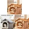 Pet House Cat Nest With Removable Cushion For Indoor Outdoor Use