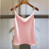 Design Sense V-neck Camisole Summer New Vest, Plus Size Women's Sleeveless Top Base Shirt Solid Color Suit Inner Layer