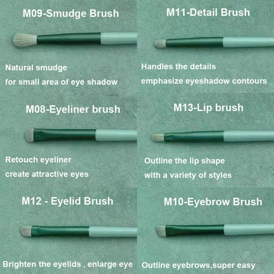 13 PCS/SET Soft Fluffy Makeup Brushes Set Eye Shadow Foundation Women Cosmetic Powder Blush Blending Beauty Make Up Beauty Tool