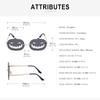 New Halloween Personality Pumpkin Sunglasses for Men and Women Tide Oval Box Hollow Funny Sunglasses WOMEN'S Sunglasses MEN'S Sunglasses