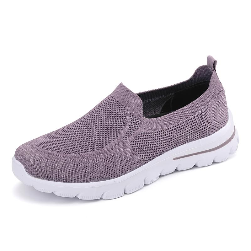 Fashion Women's Casual Flats Shoes Outdoor Lightweight Walking Shoes Summer Comfortable Breathable Mesh Shoes New Hollowing Shoes