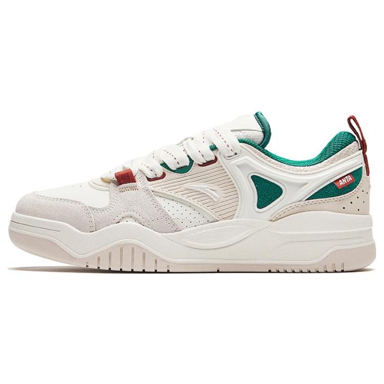 

Anta Maris Sal Cushioning Slip Resistant Low top Casual Shoes Women s White Green 922348005-3 35.5