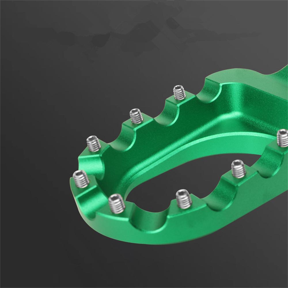 Green Footpegs Foot Pedals Rests For Kawasaki KX250F/450F 09-18 KX65 00-19