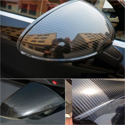 Tint Film Glossy Carbon Fiber Pattern Auto Accessories Premium Vinyl Car Wrap Sticker