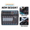 50W 48V 4/6 Channels Audio Mixer Sound Mixing Console bluetooth USB Record Computer Playback Phantom Power Delay Repaeat Effect