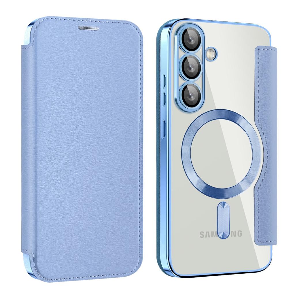 For Samsung Galaxy A36 5G Case Compatible with MagSafe RFID Blocking Card Holder Leather Phone Cover