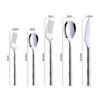 304 Stainless Steel Cutlery Thickened Table Fork Knife Spoon Bamboo Handle Dinnerware Western Tableware