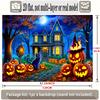 Party Backdrop Halloween Flat Banners Scary Pumpkin House Celebrations Wedding Enthusiasts Event Photo Background Front Door Decor