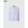 Uniqlo Broad Cross Oversized Shirt  Long Sleeve  Border B