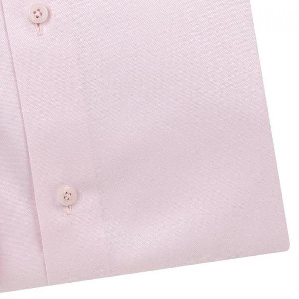 Vanbrough Regular Fit Comfortable Straight Wide Micro Dobby Pink Long Sleeve Shirt Bzrsg1010 Pk