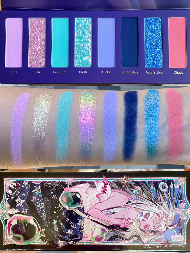 Narimi Eyeshadow Palette 8 Colors Chameleon Shimmer Matte Waterproof Long-lasting Professional Eye Shadow Cosmetic Makeup