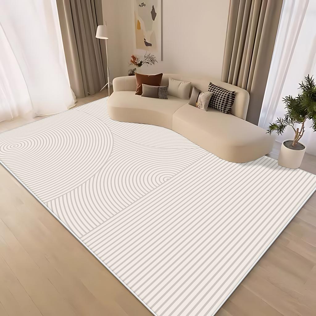 Modern Simple Style Living Room Rug Non-slip Big Size Decoration Home Bedroom Carpet Soft Lint-free Easy Cleaning Sofa Table Mat