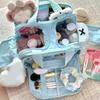 Travel Toiletry Bag Women Large Capacity Zip Around Makeup Bag Puffy Cosmetic