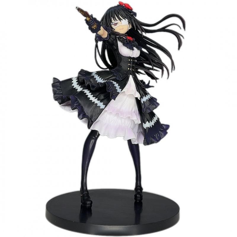 Shizaki Kuang Three-figure Dating Battle Beautiful Girl Two-dimensional Animation Peripheral Statue Tabletop Ornament for Gifts