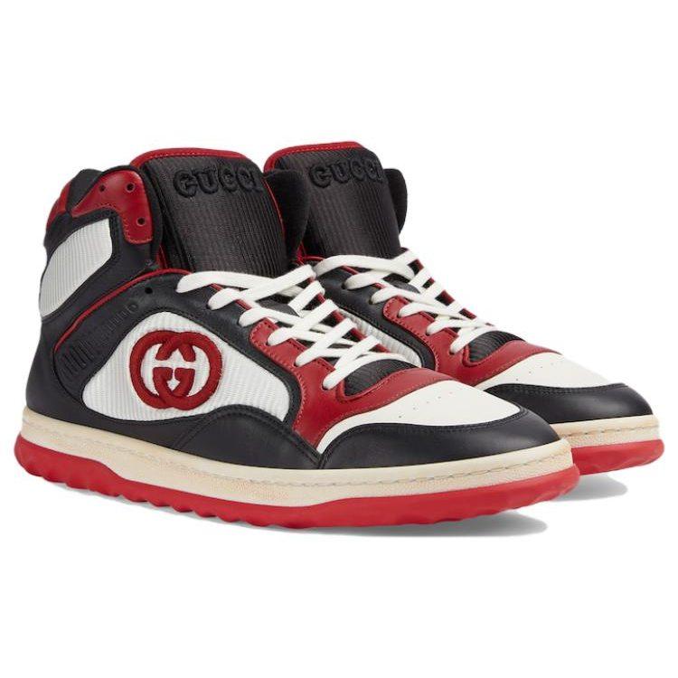 Gucci MAC80 High 'Black White Red' 762060 AACN5 1050