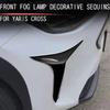 Per Toyota Yaris Cross 2020 2021 2022 Lampade Strisce Copertura Trim Adesivo Luci Fendinebbia Anteriori Auto Styling Nero Lucido