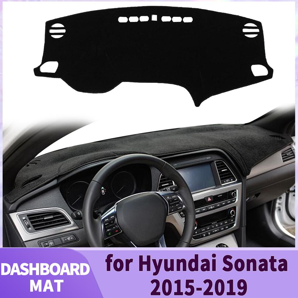 For Hyundai Sonata 2015-2018 2019 LF Car Dashboard Sunshade Cover Non‑Slip Protector Dash Mat Interior Decor Pad Accessories
