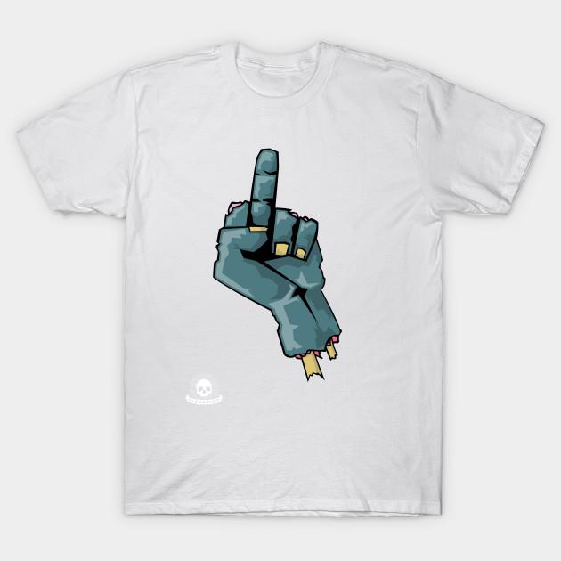 

T Shirt Women Zombie F.U Harajuku Print Kawaii Tshirt Summer Short Sleeve Female T-Shirt Top Tee