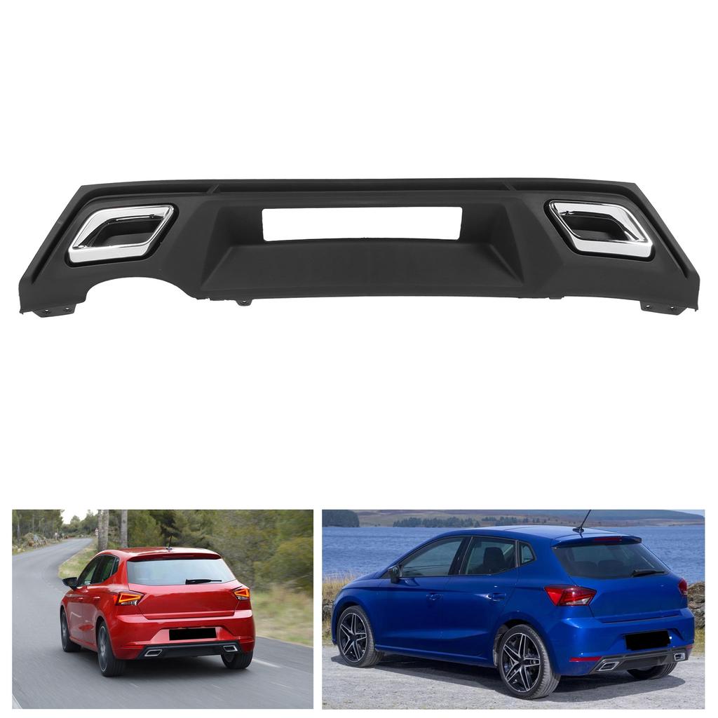Rear Bumper Diffuser Lip Lower Spoiler for   Fit for SEAT Ibiza MK5 6F 2017‑2025 Rear Lip Spoiler Bumper Lower Spoiler