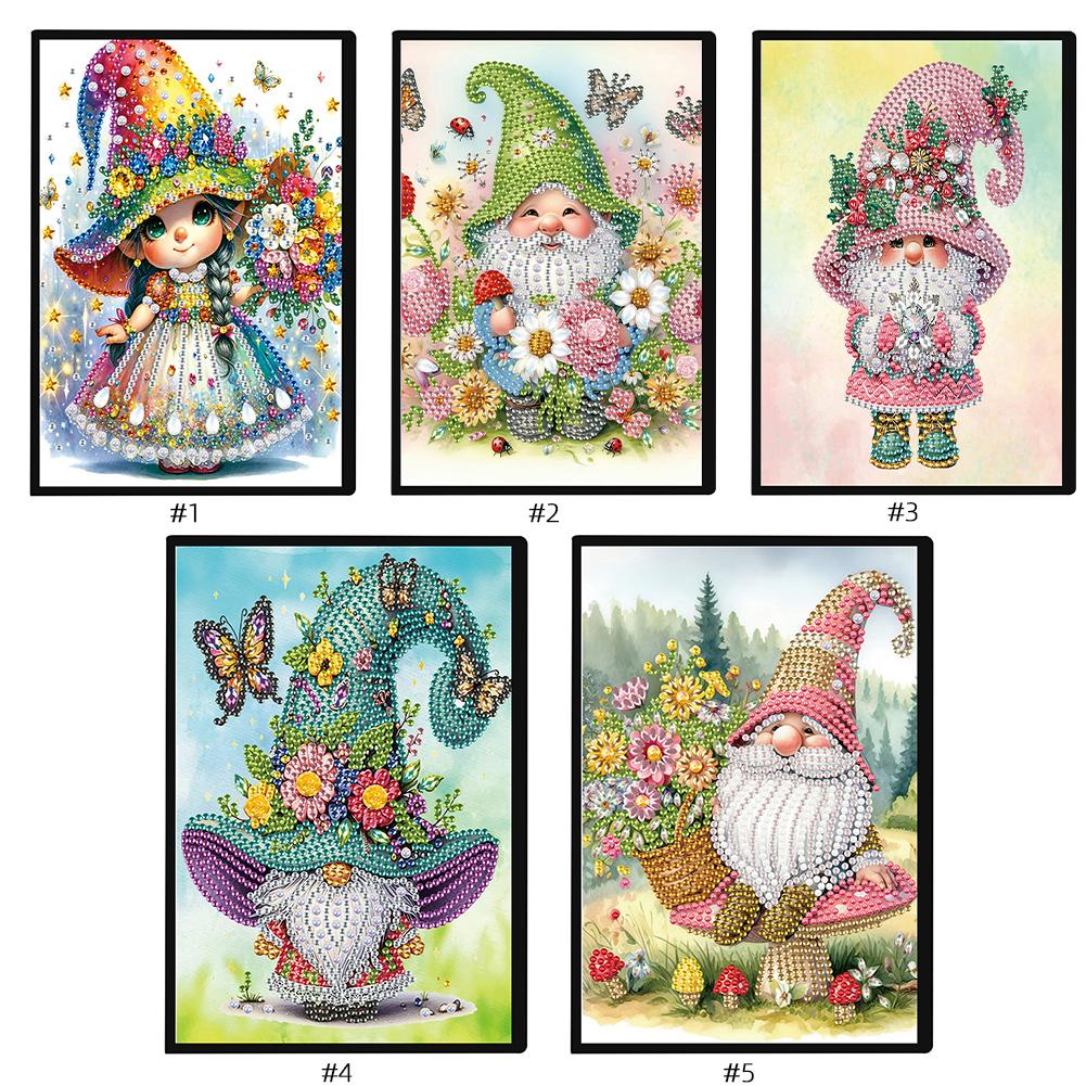 Goblin Special Shaped 5D DIY Diamond Art Painting Kit No Lines Diamond Painting Diary Book A5 for Birthdays Or Christmas Gifts