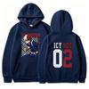 2026 Autumn My Hero Academia Shoto Todoroki Multi‑Print Front Character Portrait Hoodie Unisex Oversized Y2K Cotton Hoodie