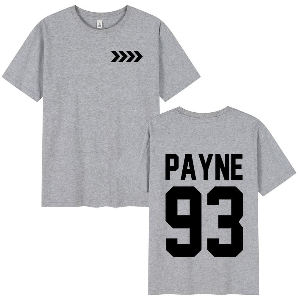 Liam Payne Tribute T Shirts Payne 93 Merch Fans Gift Men Clothing Short Sleeve Oversized T-shirts Hip Hop Street Style Tee Shirt