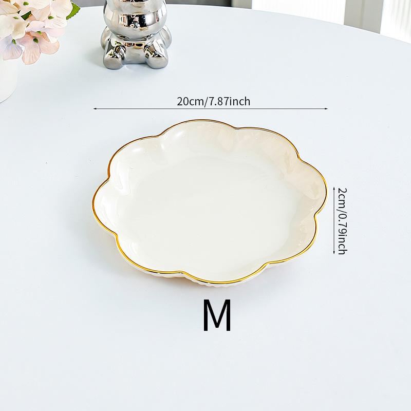 2024 Premium Food-Grade Bone Dish - Elegant Snack & Fruit Plate for Dining
