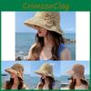 Versatile Womens Straw Hat Wide Brim For Sun Protection With Elegant Bow Knot
