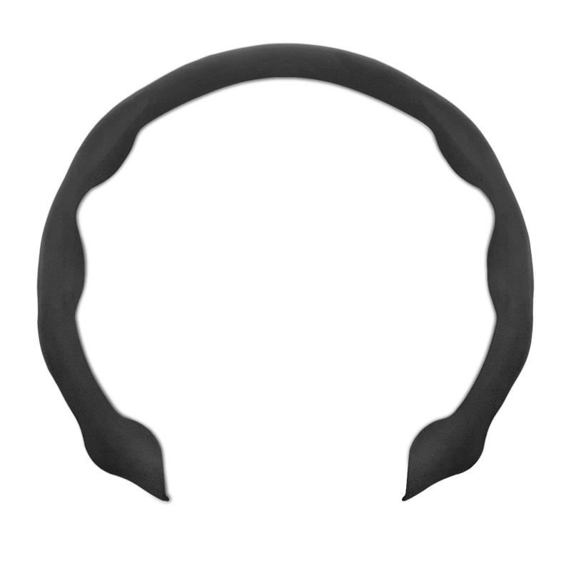 Card Style Suede Ultra-thin Car Steering Wheel Cover, Dynamic and Fashionable Universal Version