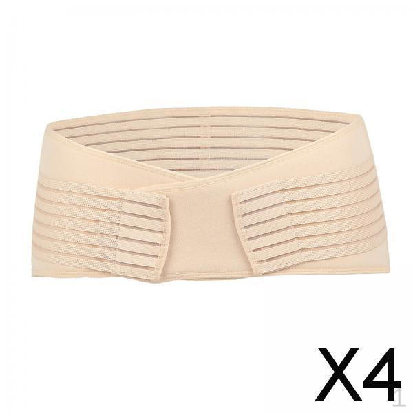 

4x Послеродовой поддерживающий пояс для облегчения боли в крестцово-подвздошном суставе - Регулируемый и дышащий