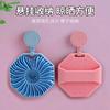 Hanging silicone shower exfoliating scrub sponge body scrub exfoliating device soft shower cleaning brush back cleaning pad
